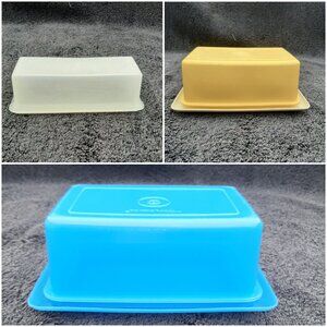 TUPPERWARE BUTTER and/or CHEESE CONTAINERS-Choice of Color & Style